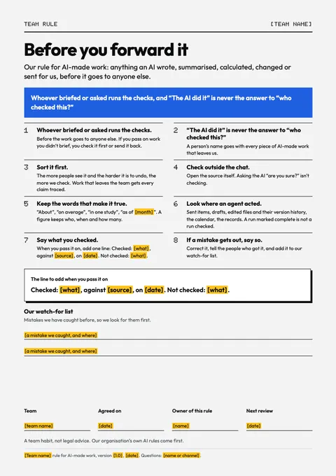 The AI Fact-Check Kit: Before you forward it