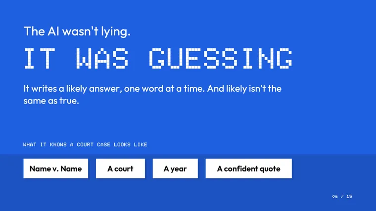 Workshop in a Box: Check What AI Writes: Slide 6